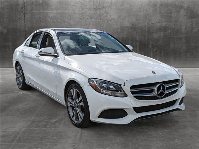 used 2018 Mercedes-Benz C-Class car, priced at $17,999