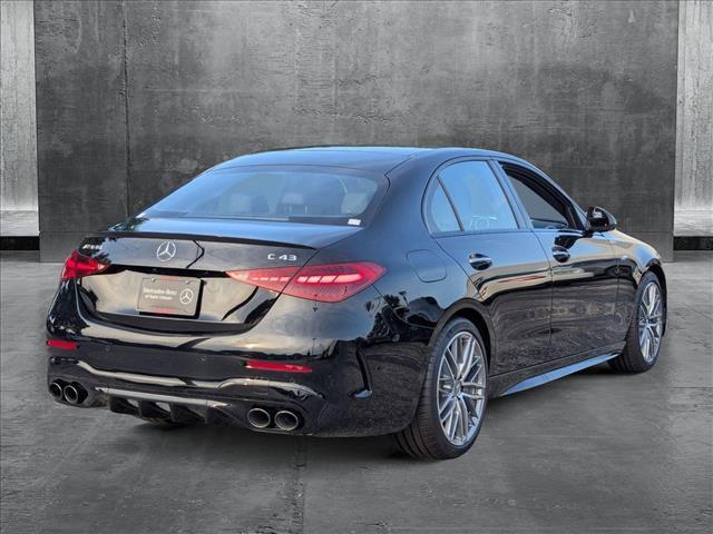 new 2025 Mercedes-Benz AMG C 43 car, priced at $68,985