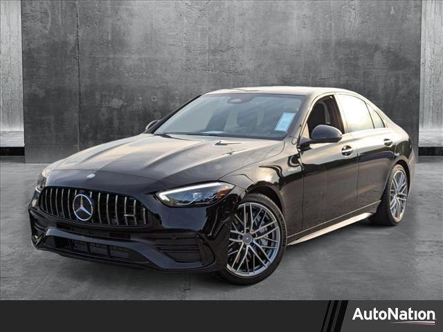 new 2025 Mercedes-Benz AMG C 43 car, priced at $68,985