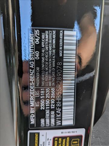 new 2025 Mercedes-Benz AMG C 43 car, priced at $68,985