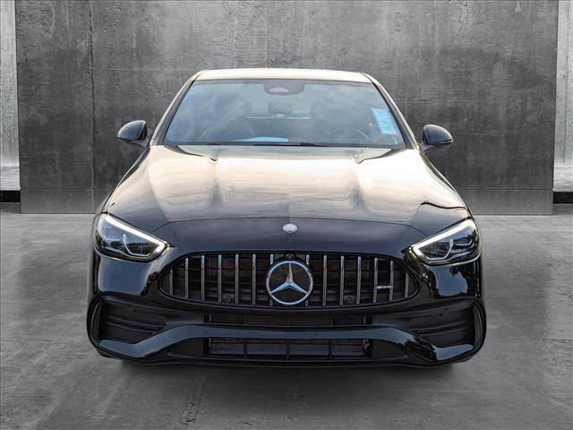 new 2025 Mercedes-Benz AMG C 43 car, priced at $68,985