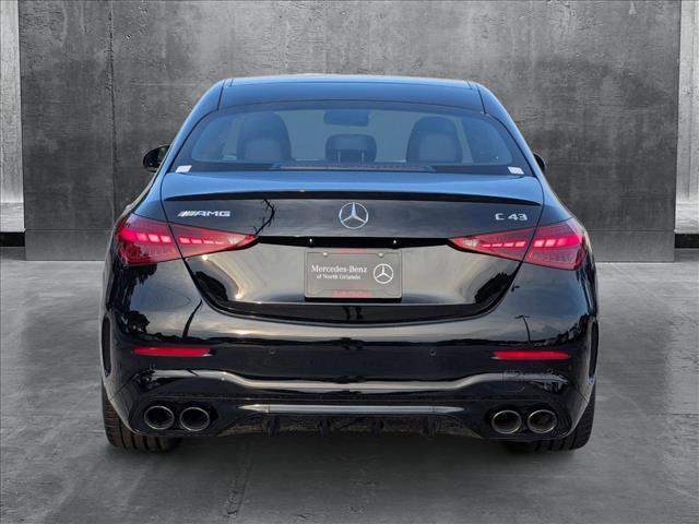 new 2025 Mercedes-Benz AMG C 43 car, priced at $68,985