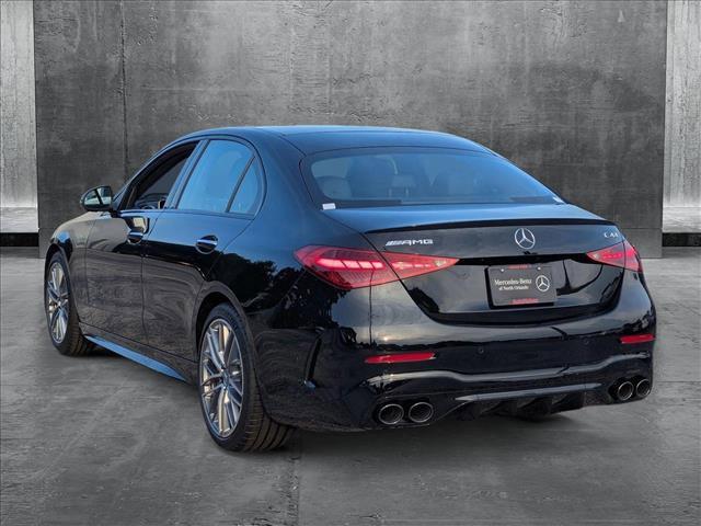 new 2025 Mercedes-Benz AMG C 43 car, priced at $68,985