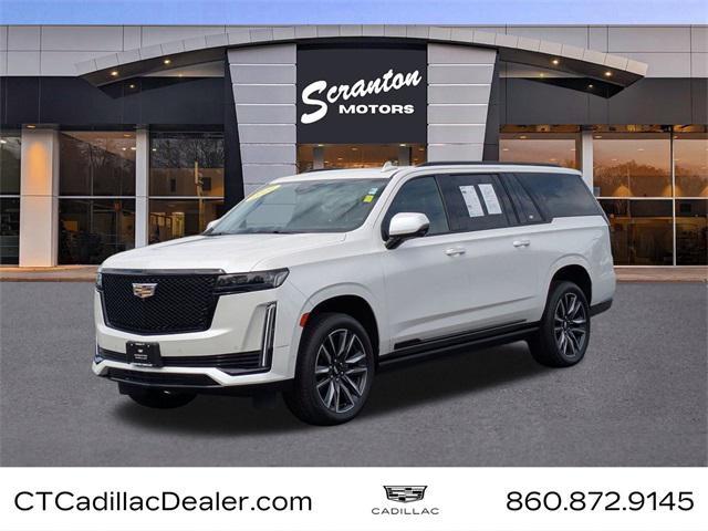 used 2021 Cadillac Escalade ESV car, priced at $77,347