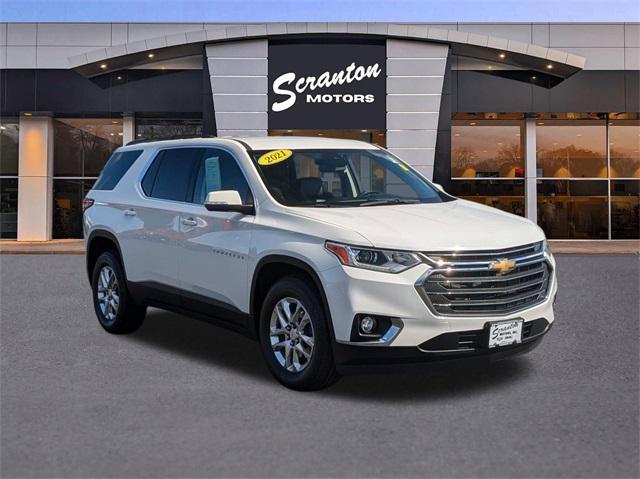 used 2021 Chevrolet Traverse car, priced at $32,987