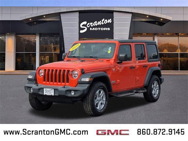 used 2019 Jeep Wrangler Unlimited car, priced at $23,976