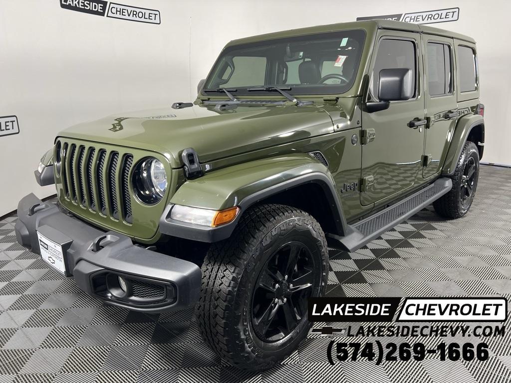 used 2022 Jeep Wrangler Unlimited car, priced at $37,335
