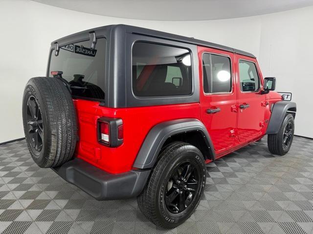 used 2022 Jeep Wrangler Unlimited car, priced at $33,995