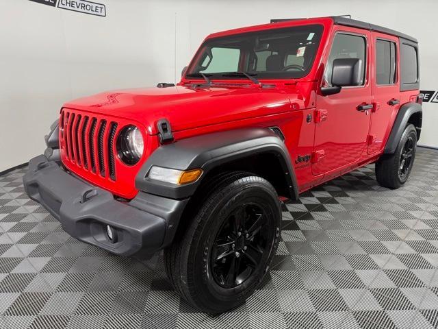 used 2022 Jeep Wrangler Unlimited car, priced at $33,995