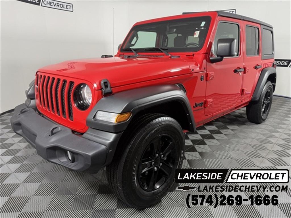 used 2022 Jeep Wrangler Unlimited car, priced at $33,995