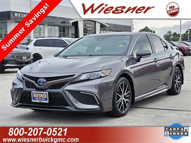 used 2022 Toyota Camry Hybrid car, priced at $25,486