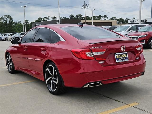 used 2021 Honda Accord car, priced at $20,986