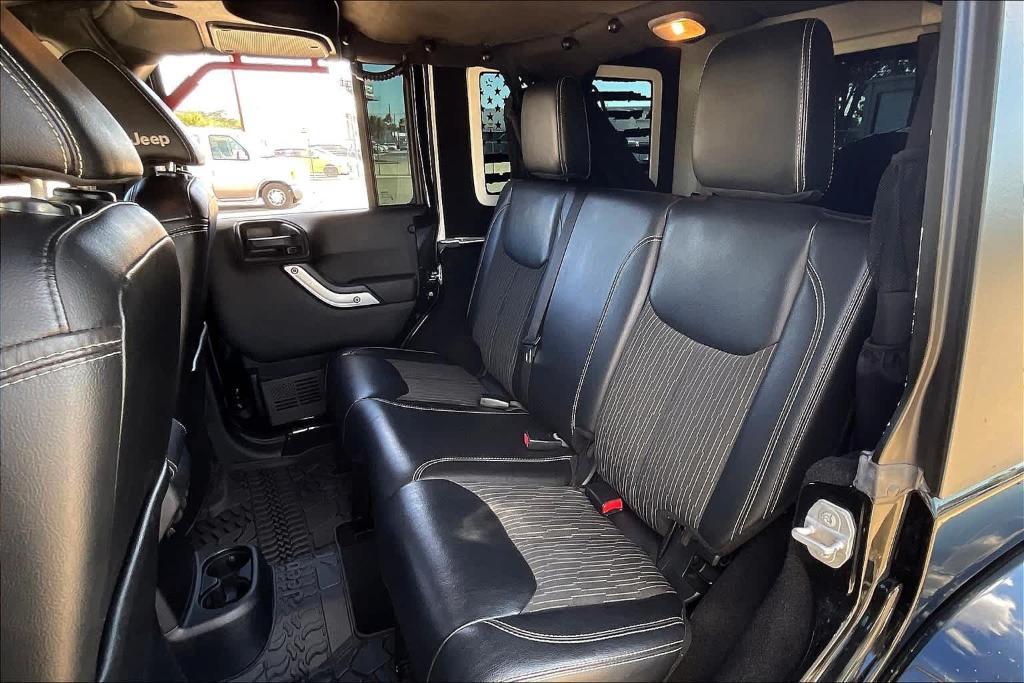 used 2015 Jeep Wrangler Unlimited car, priced at $16,995