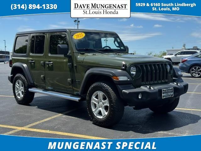 used 2022 Jeep Wrangler Unlimited car, priced at $28,614