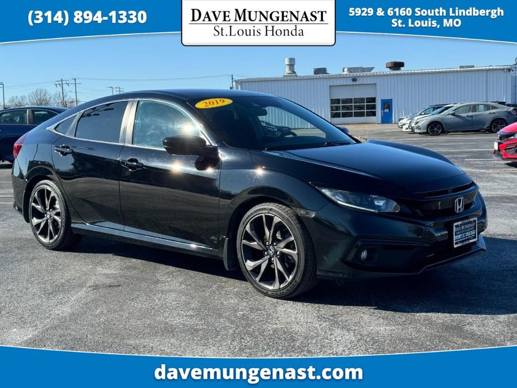 used 2019 Honda Civic car, priced at $18,499