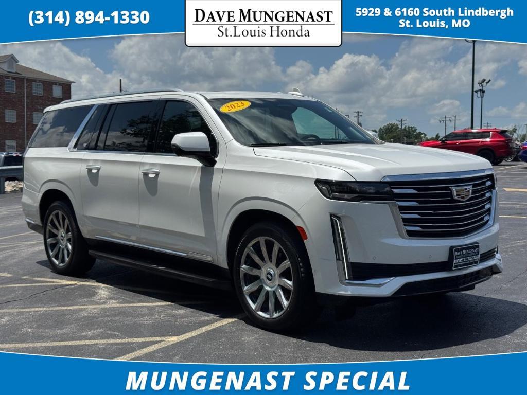 used 2023 Cadillac Escalade ESV car, priced at $74,618