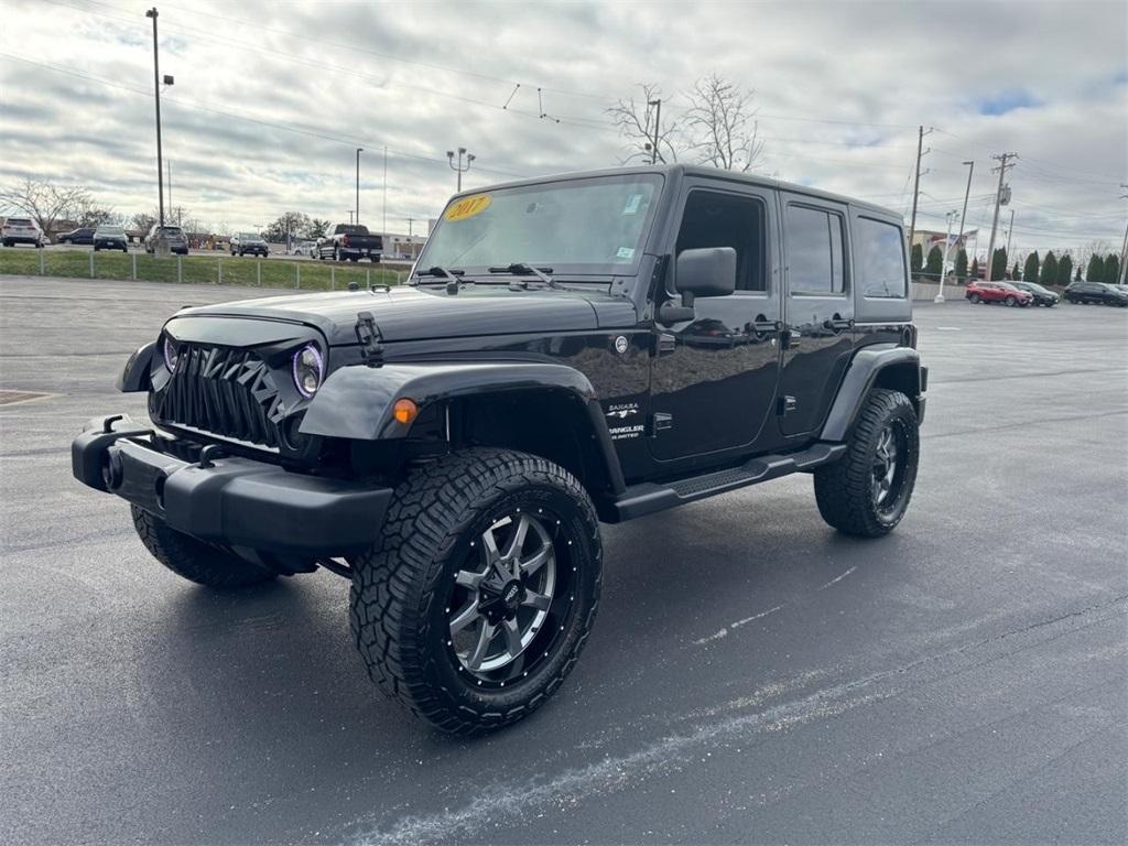 used 2017 Jeep Wrangler Unlimited car, priced at $26,507