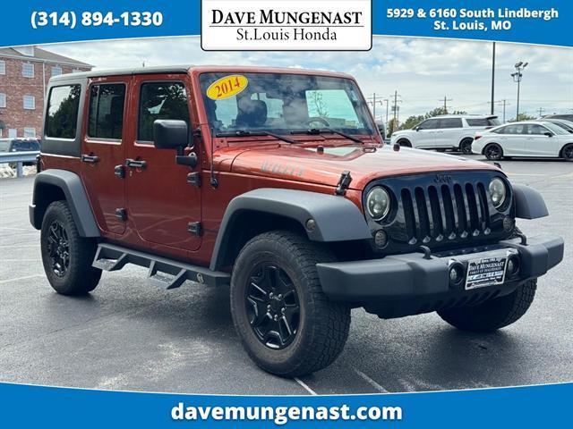 used 2014 Jeep Wrangler Unlimited car, priced at $17,987