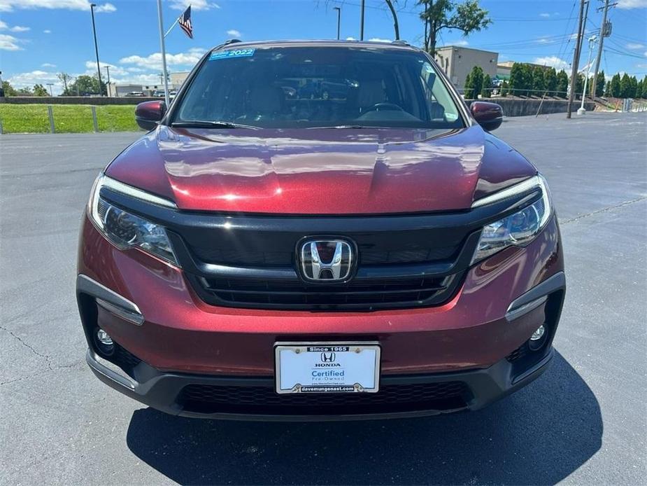 used 2022 Honda Pilot car, priced at $35,499