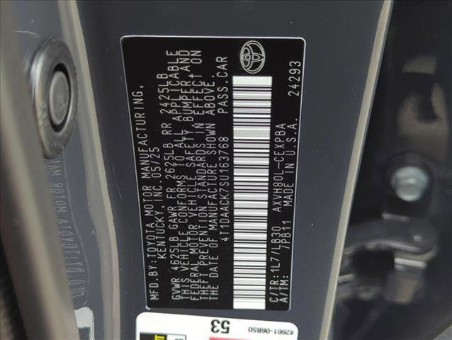 new 2025 Toyota Camry car, priced at $37,242