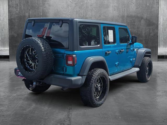 used 2020 Jeep Wrangler Unlimited car, priced at $27,398
