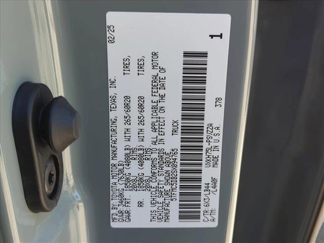 new 2025 Toyota Tundra Hybrid car, priced at $72,795
