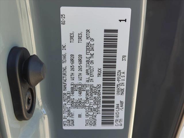 new 2025 Toyota Tundra Hybrid car, priced at $72,795