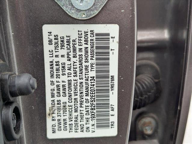 used 2014 Honda Civic car, priced at $9,580