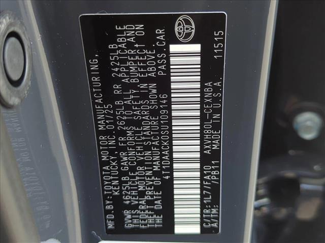 new 2025 Toyota Camry car, priced at $30,199