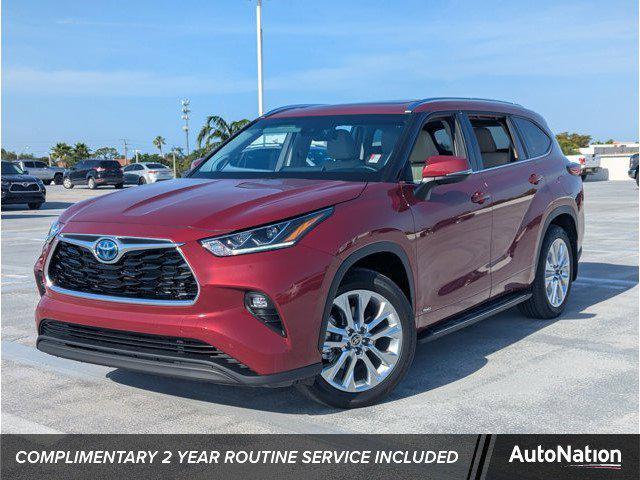 used 2023 Toyota Highlander Hybrid car, priced at $49,546