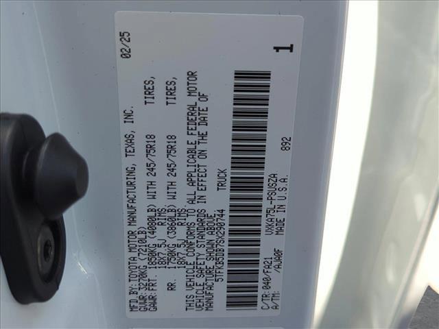 new 2025 Toyota Tundra car, priced at $47,177