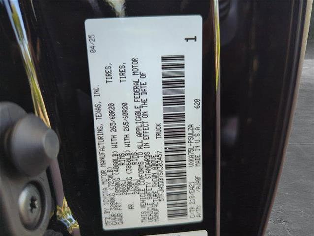 new 2025 Toyota Tundra car, priced at $59,659