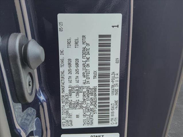 new 2025 Toyota Tundra car, priced at $56,944