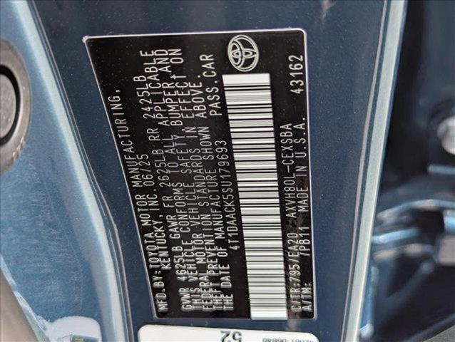 new 2025 Toyota Camry car, priced at $32,381
