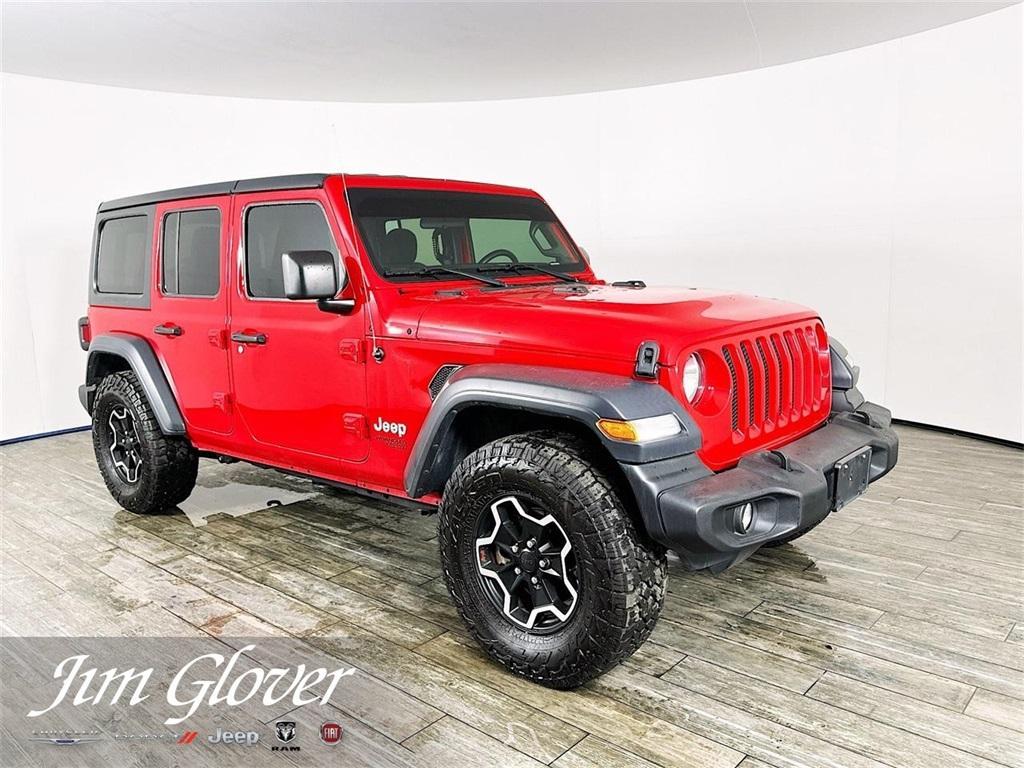 used 2020 Jeep Wrangler Unlimited car, priced at $28,096