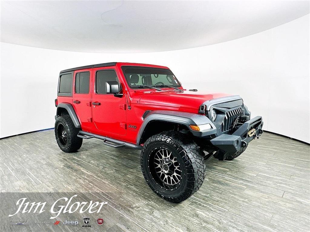 used 2020 Jeep Wrangler Unlimited car, priced at $30,887