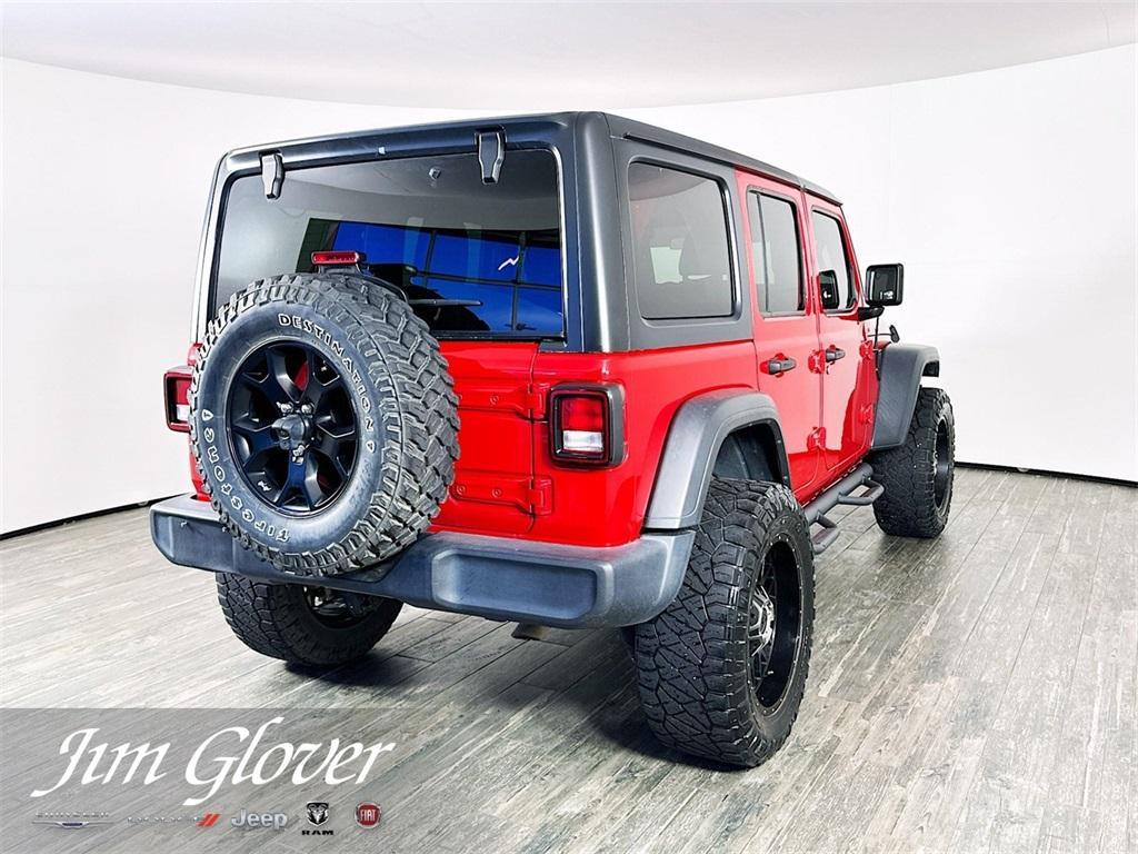 used 2020 Jeep Wrangler Unlimited car, priced at $30,887