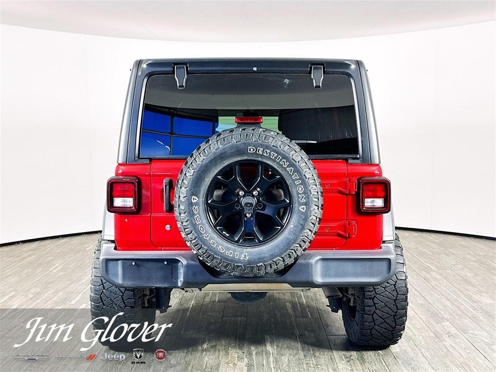used 2020 Jeep Wrangler Unlimited car, priced at $30,887