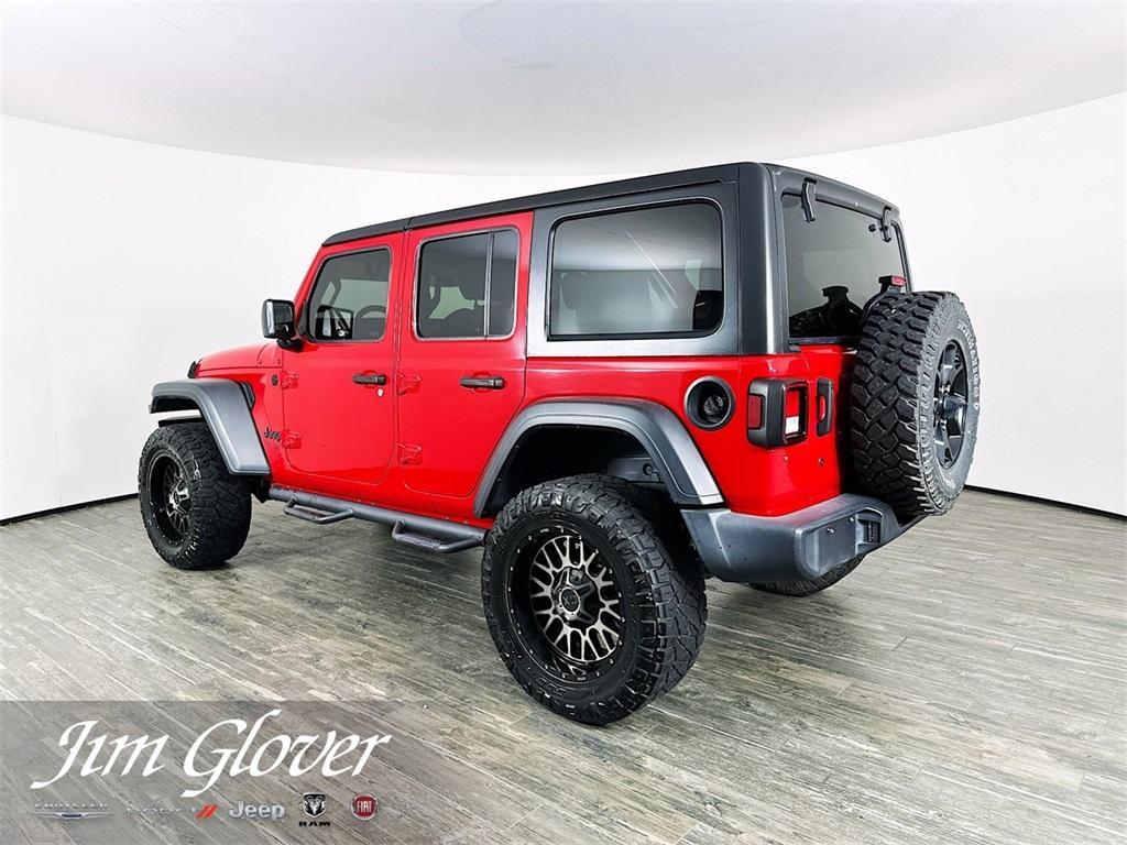 used 2020 Jeep Wrangler Unlimited car, priced at $30,887