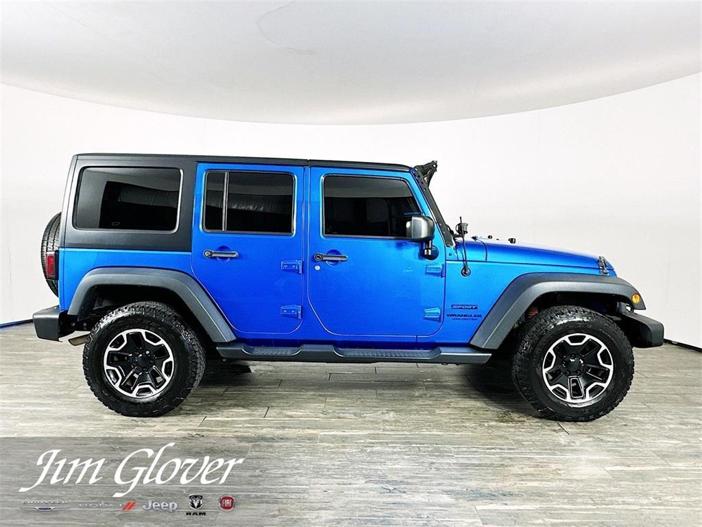used 2016 Jeep Wrangler Unlimited car, priced at $19,547