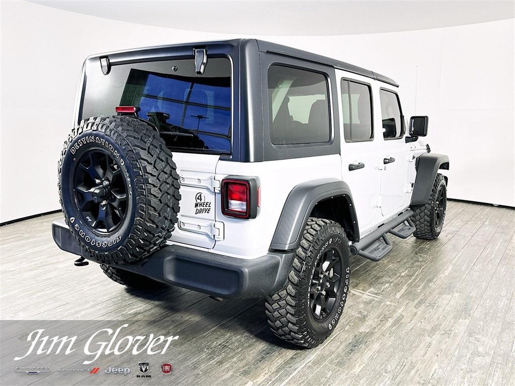 used 2022 Jeep Wrangler Unlimited car, priced at $33,150