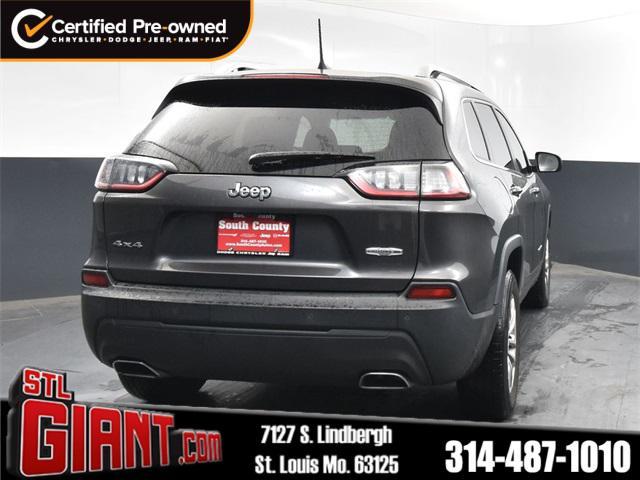 used 2021 Jeep Cherokee car, priced at $20,500