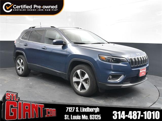 used 2021 Jeep Cherokee car, priced at $21,600