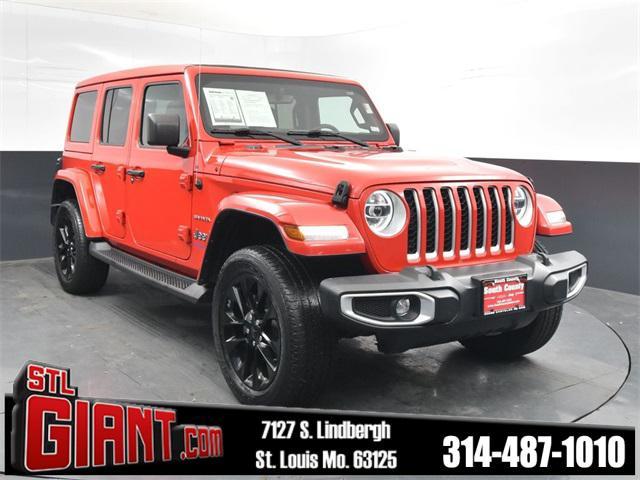 used 2021 Jeep Wrangler Unlimited 4xe car, priced at $34,000