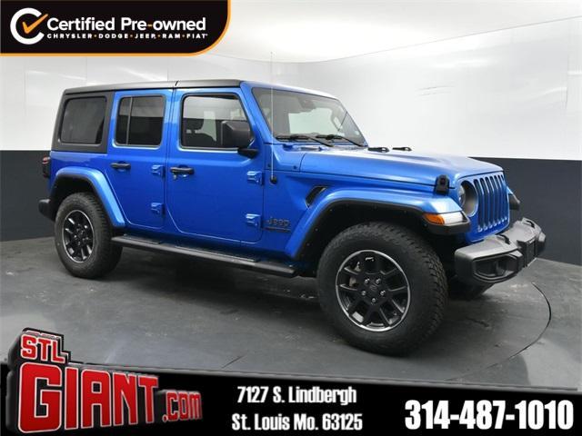 used 2021 Jeep Wrangler Unlimited car, priced at $35,300