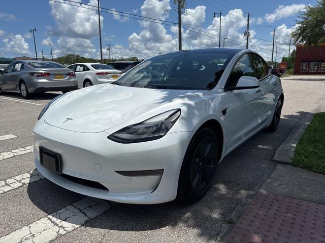 used 2022 Tesla Model 3 car, priced at $23,980