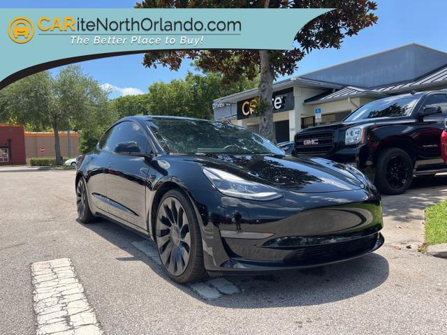 used 2022 Tesla Model 3 car, priced at $33,795
