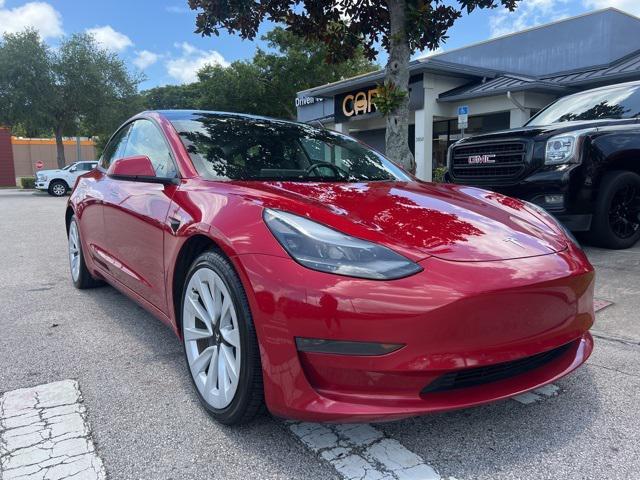 used 2022 Tesla Model 3 car, priced at $17,980