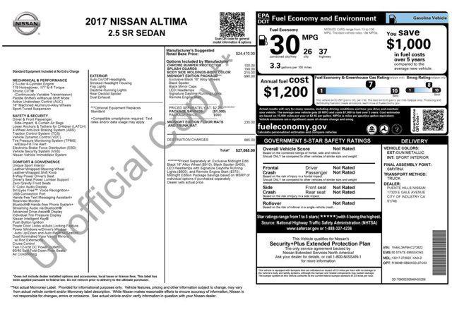 used 2017 Nissan Altima car, priced at $12,741