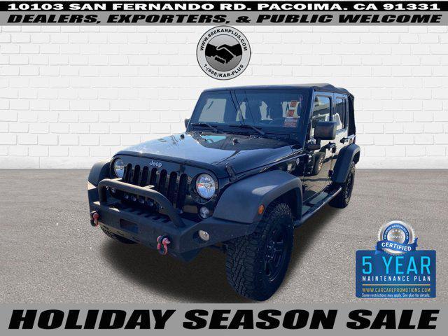 used 2017 Jeep Wrangler Unlimited car, priced at $14,777